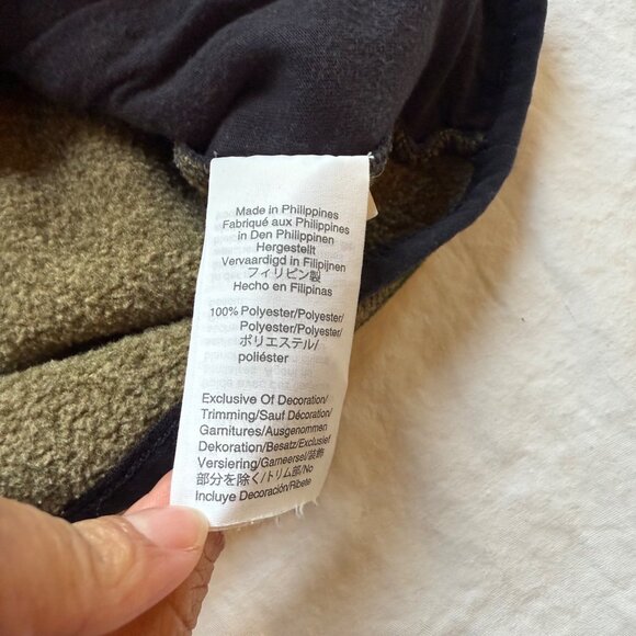 Camouflage Hooded Pullover Sweater Size 10 Crewcuts Everyday Polyester Material - Picture 6 of 7